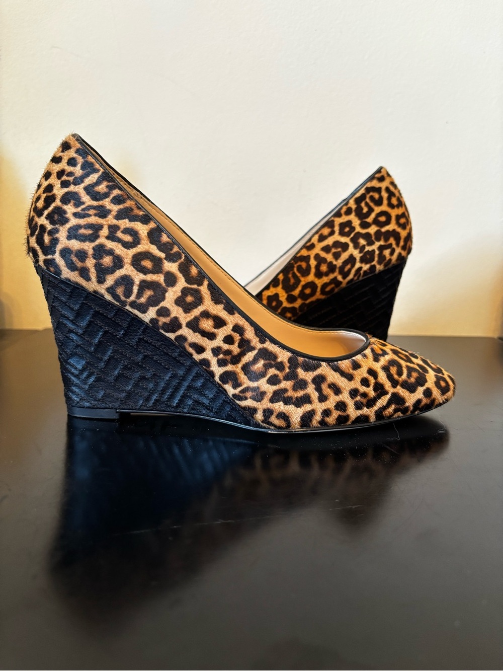 Women's Cole Haan Grand Series Leopard Print Wedge Pumps